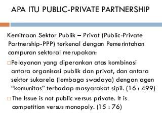 Kemitraan Publik-Privat