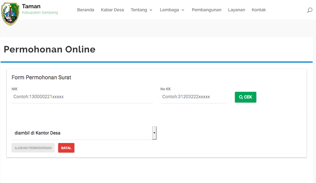 Kini, Permohonan Layanan Bisa Dilakukan Secara Online!