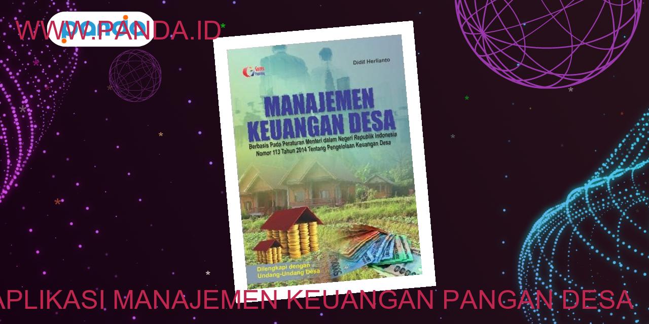 Aplikasi manajemen keuangan pangan desa
