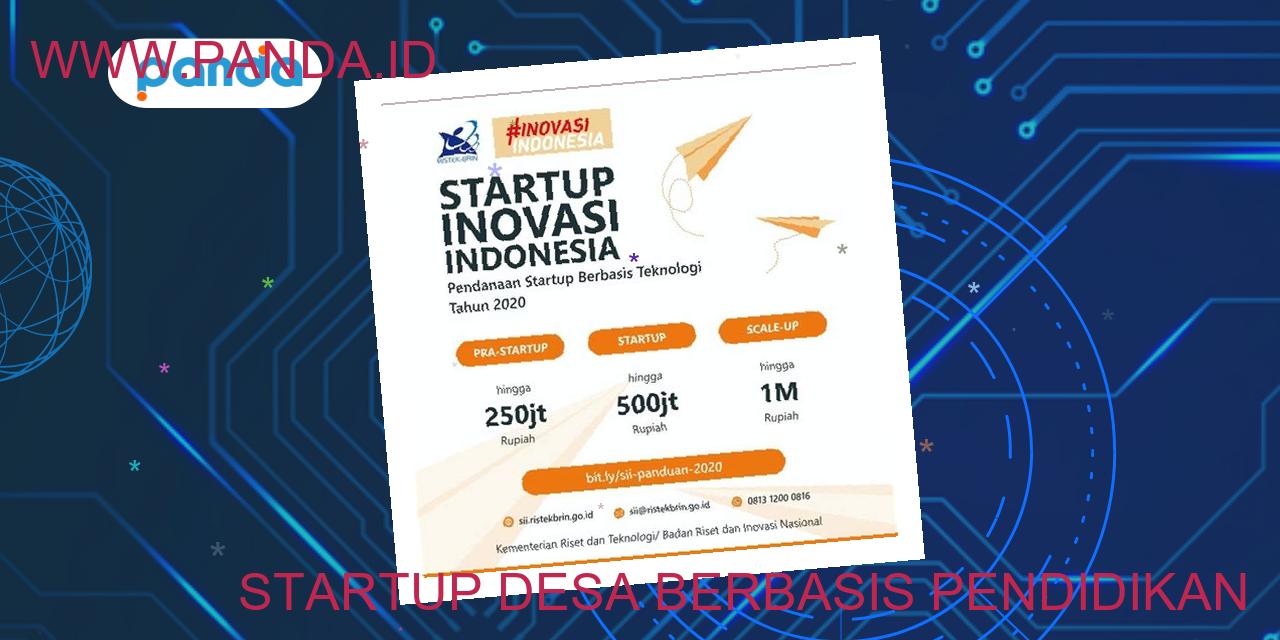 Startup desa berbasis pendidikan