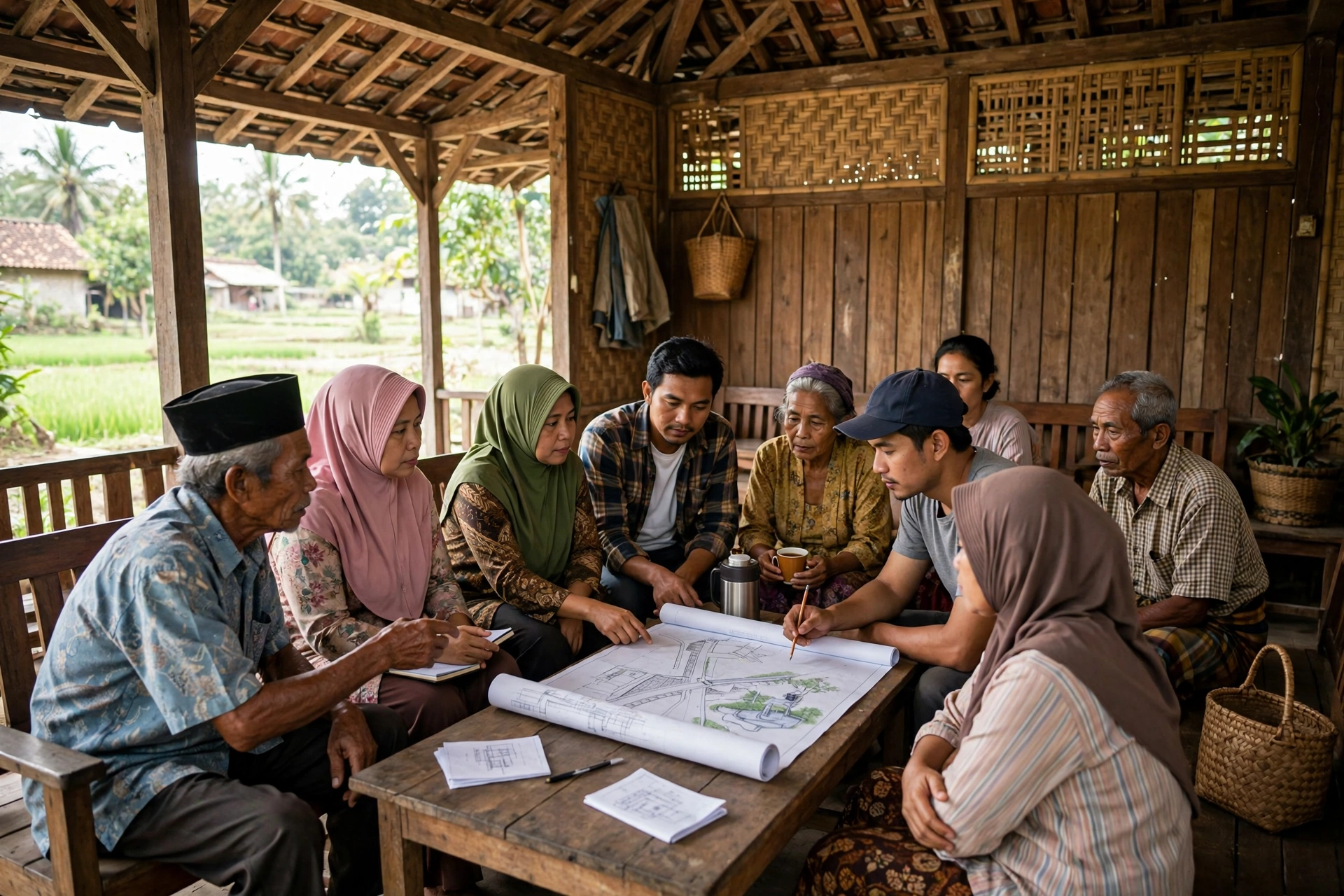 Musyawarah desa menyusun RKP Desa yang partisipatif dan selaras tujuan pembangunan berkelanjutan