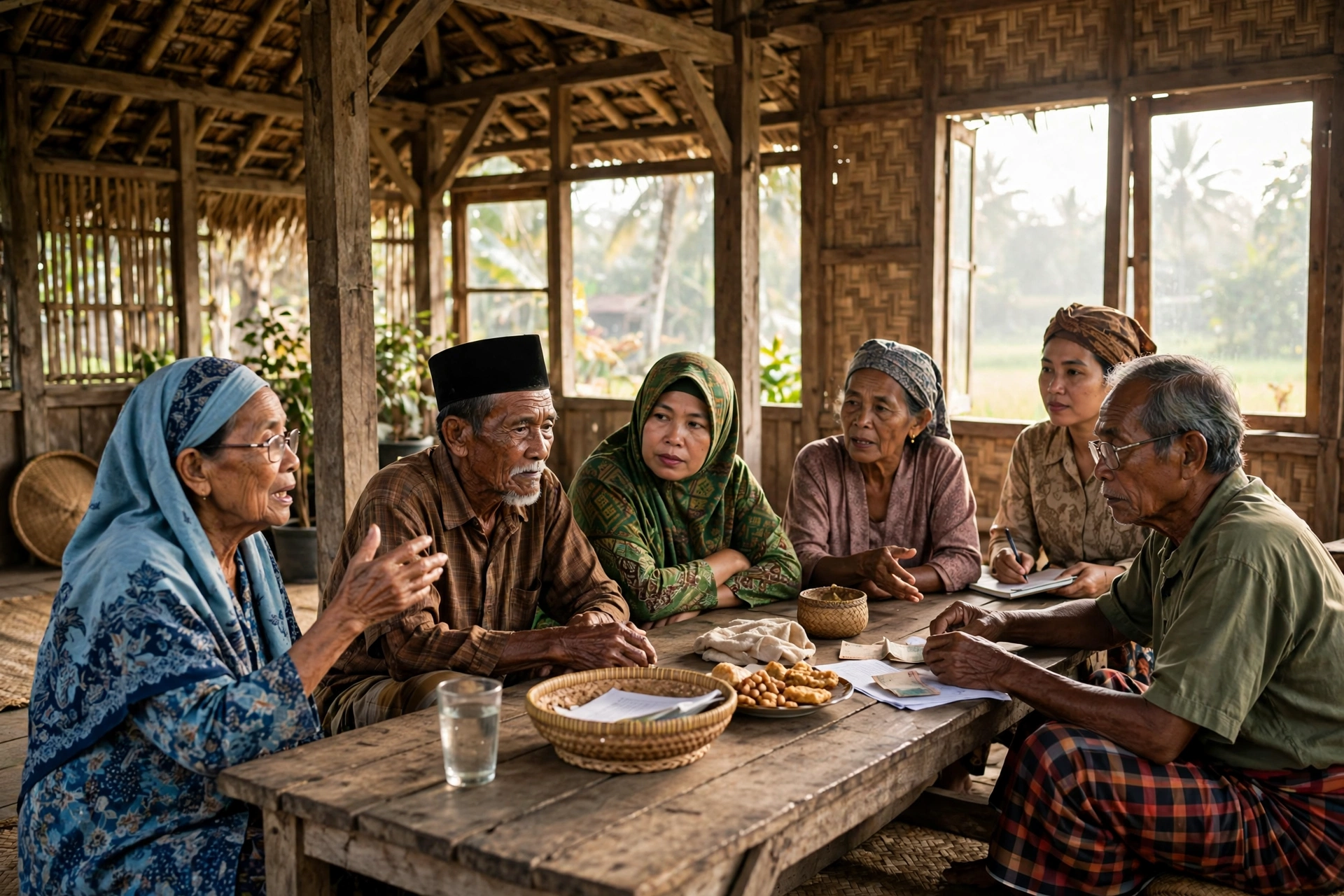 Musyawarah warga desa membahas RPJM Desa untuk keadilan sosial