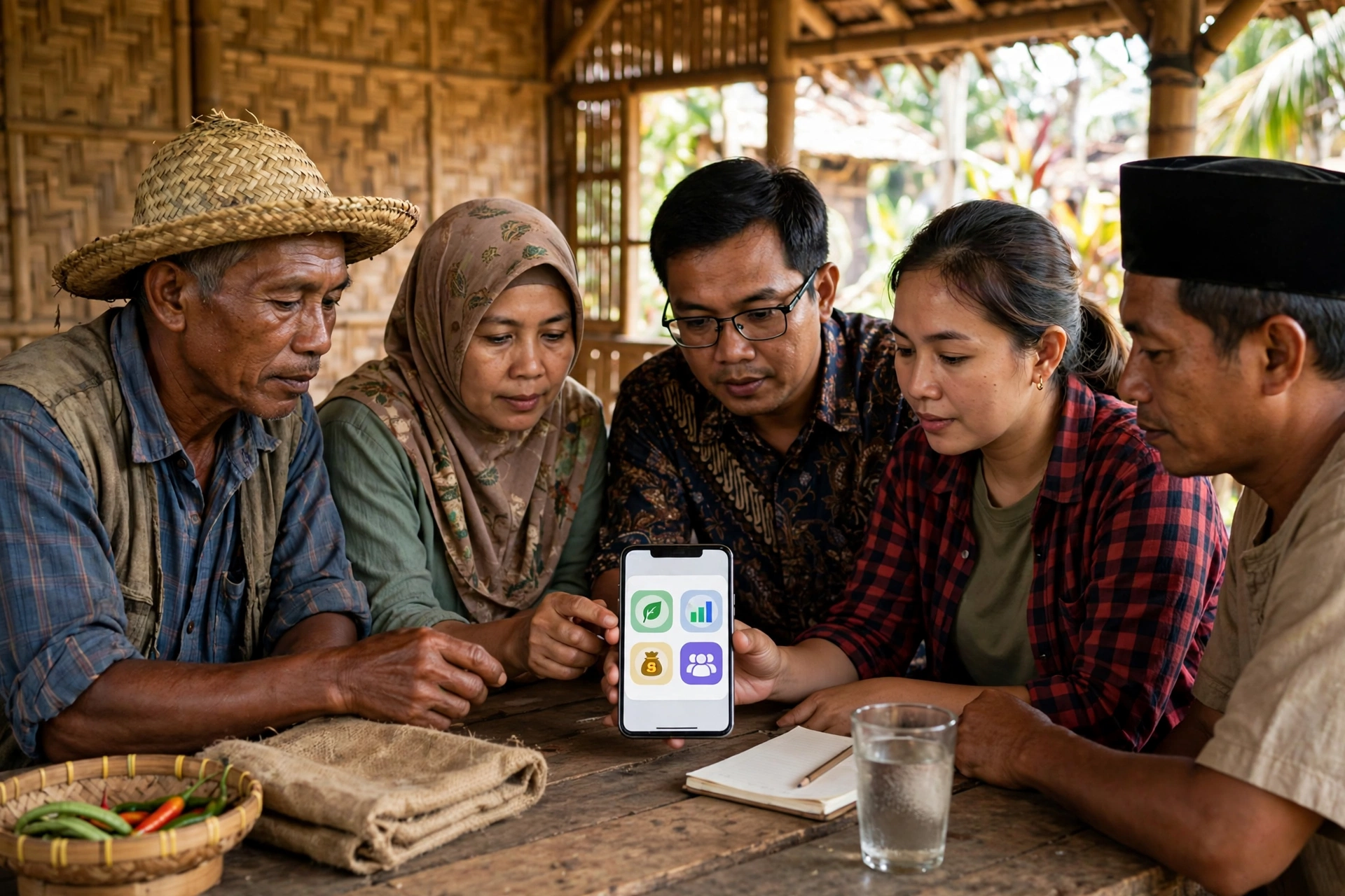 Pengelola BUMDes desa belajar digitalisasi pengelolaan BUMDes dengan sistem informasi desa