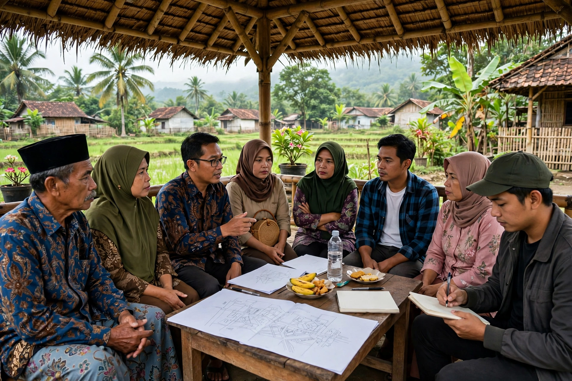 Layanan kependudukan desa dibahas dalam musyawarah warga desa