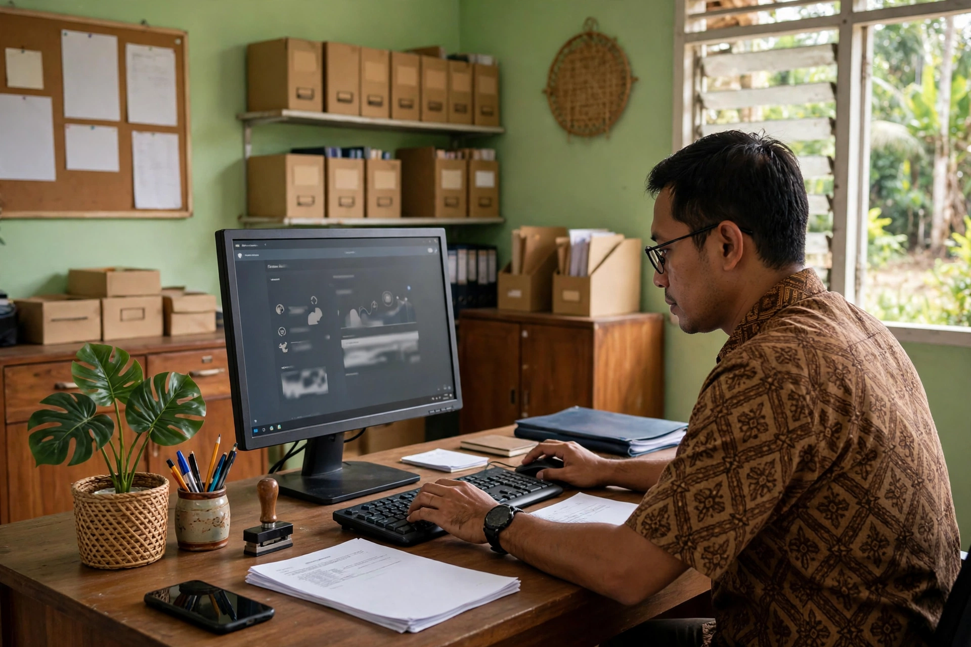 Fitur buku induk penduduk dalam sistem informasi desa membantu perangkat desa mengelola data warga secara digital