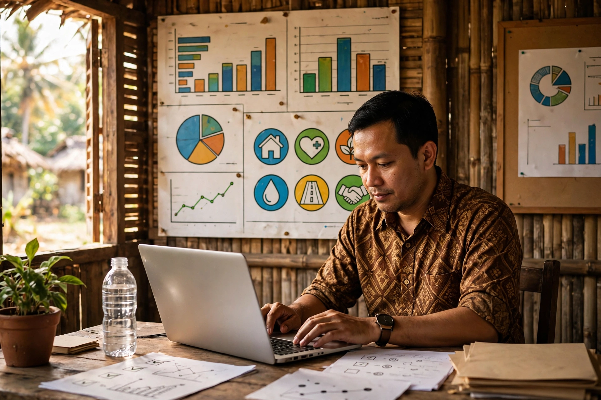 Kesehatan SDGs desa: perangkat desa mengelola data kesehatan melalui sistem informasi desa