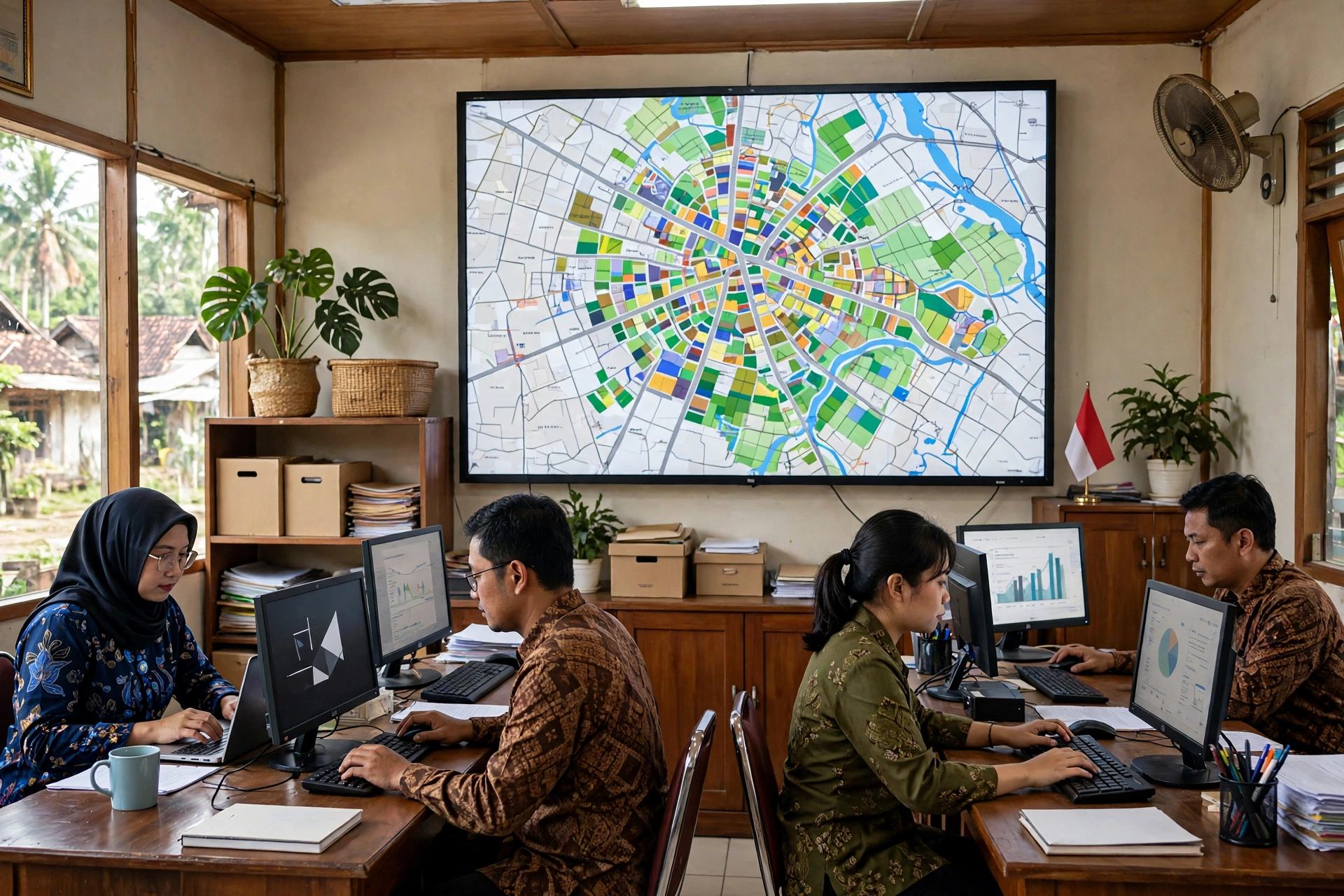 Perangkat desa menggunakan sistem informasi desa cerdas berbasis kecerdasan buatan