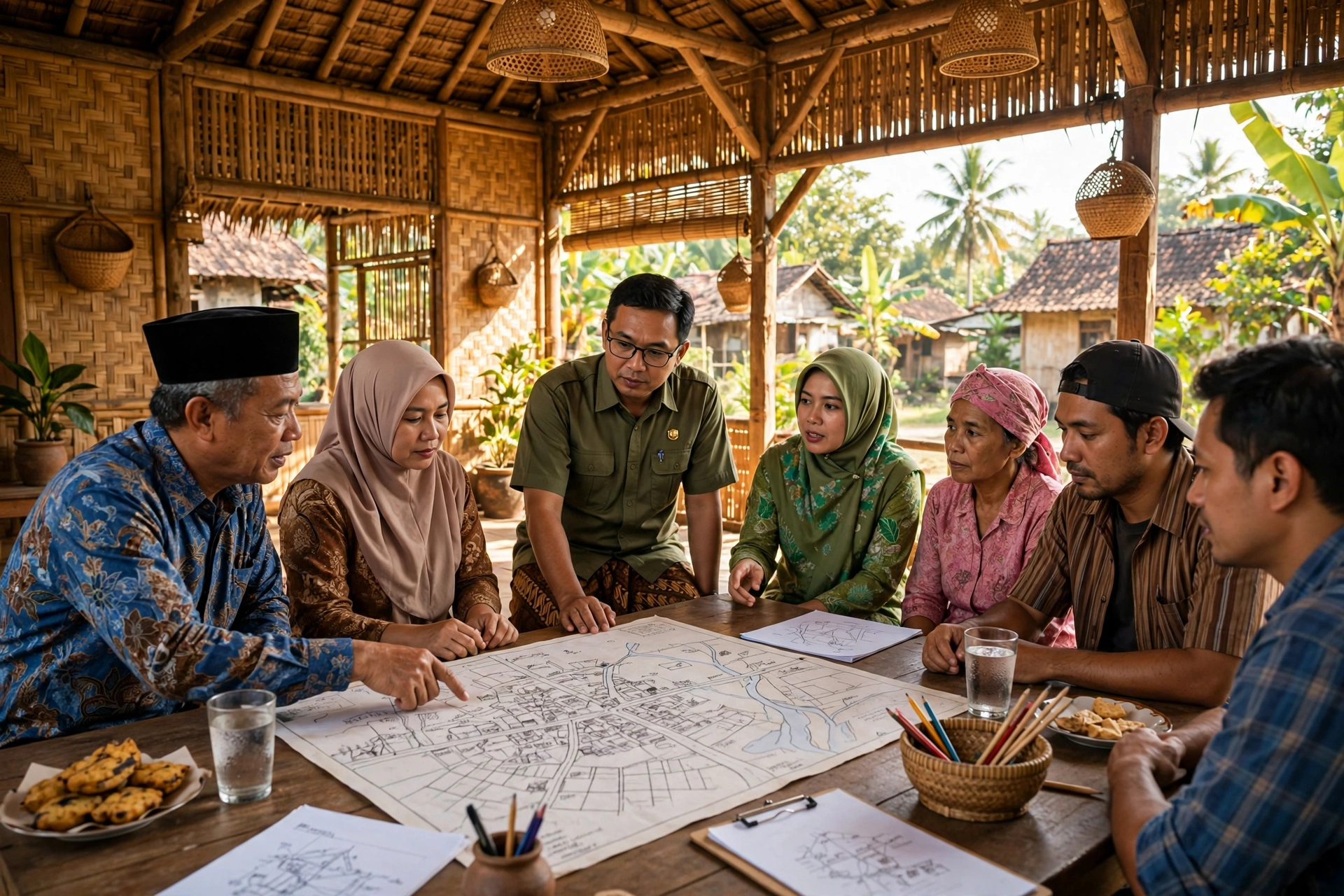 Musyawarah desa membahas optimalisasi indeks desa membangun untuk pertanian