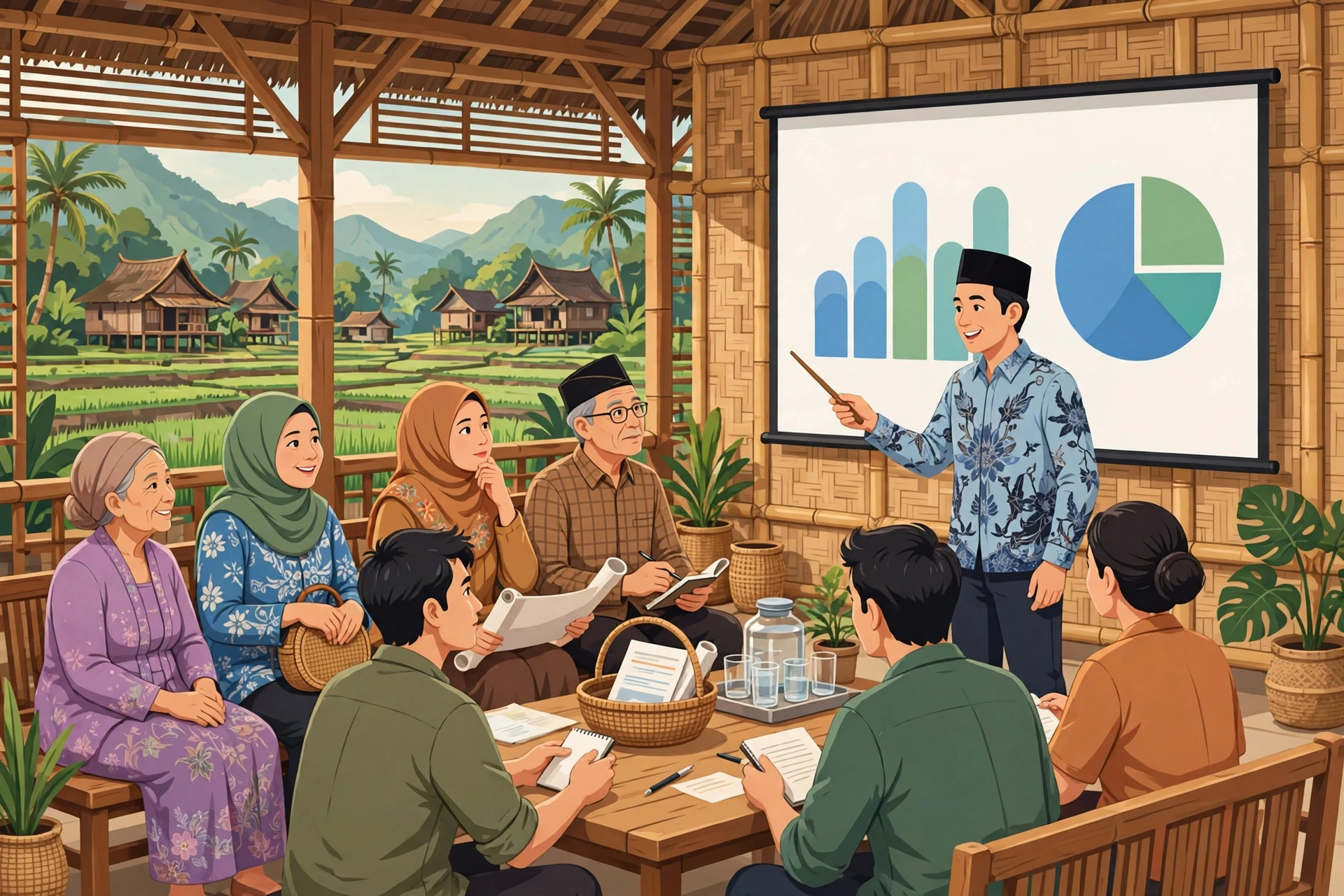 Musyawarah desa digital dengan sistem informasi desa