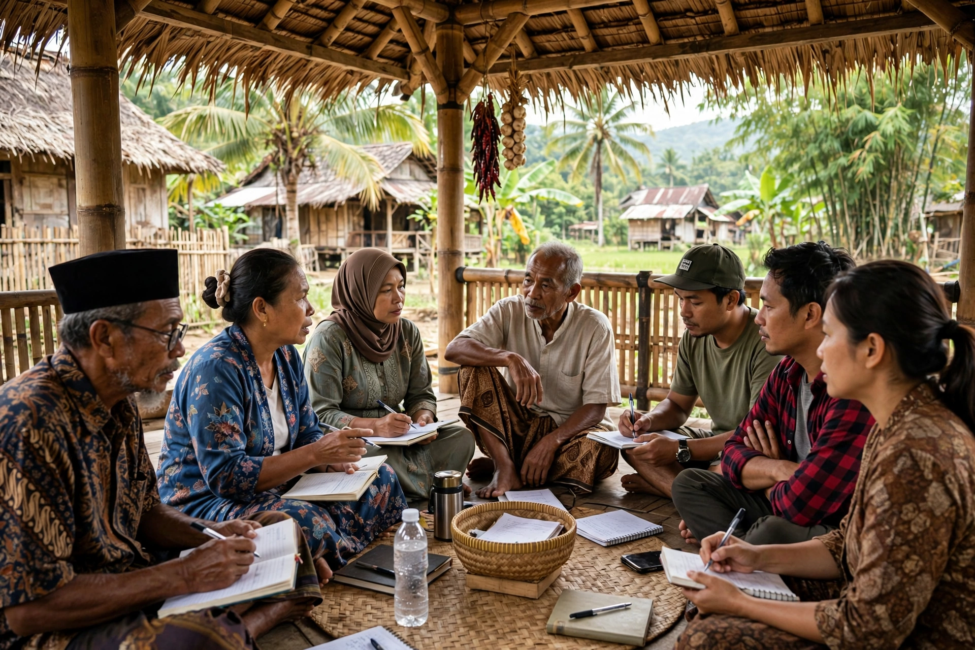 Partisipasi masyarakat dalam musyawarah desa