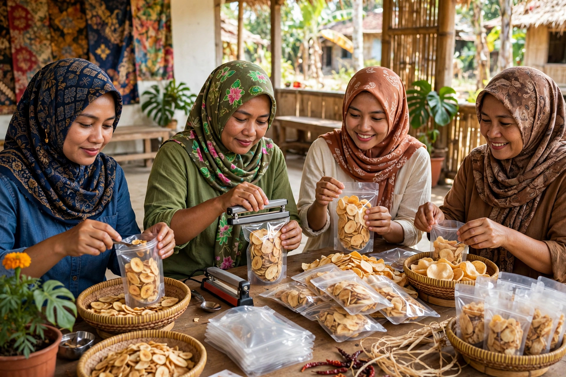 Pelatihan pengemasan UMKM desa praktik pengemasan produk