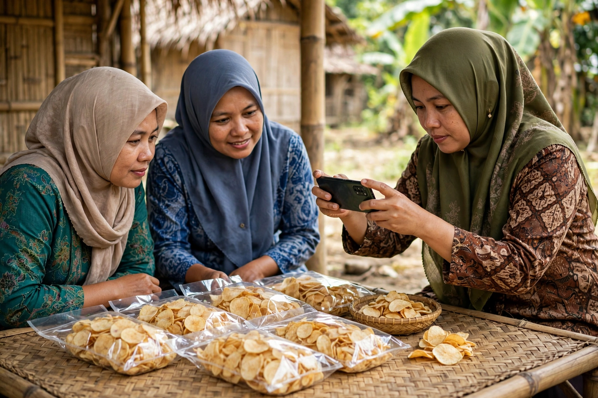 Desain grafis produk desa untuk kemasan UMKM