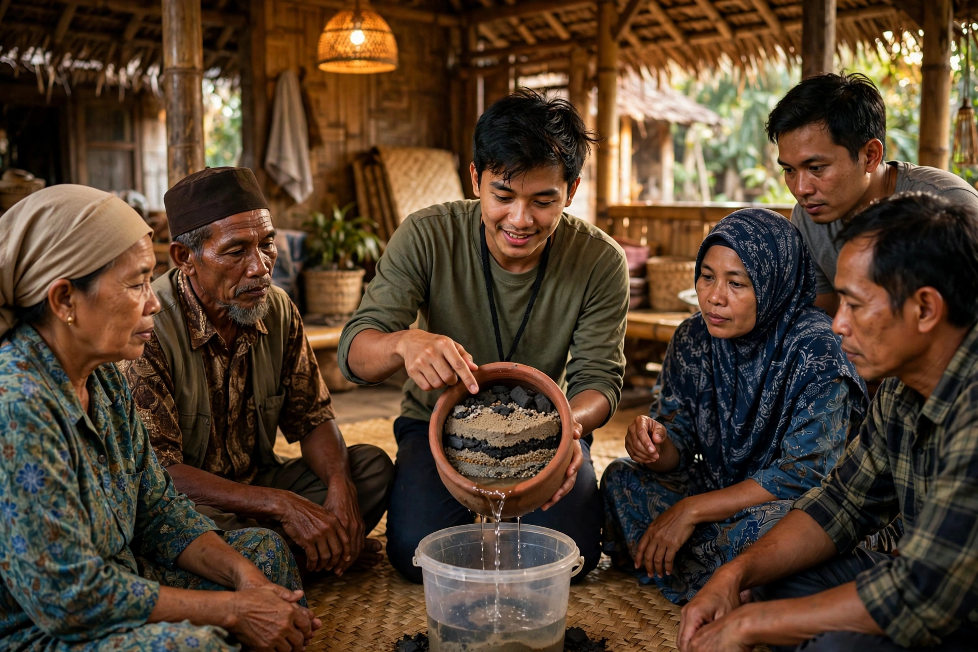 Inovasi teknologi tepat guna: pelatihan warga desa menggunakan teknologi sederhana