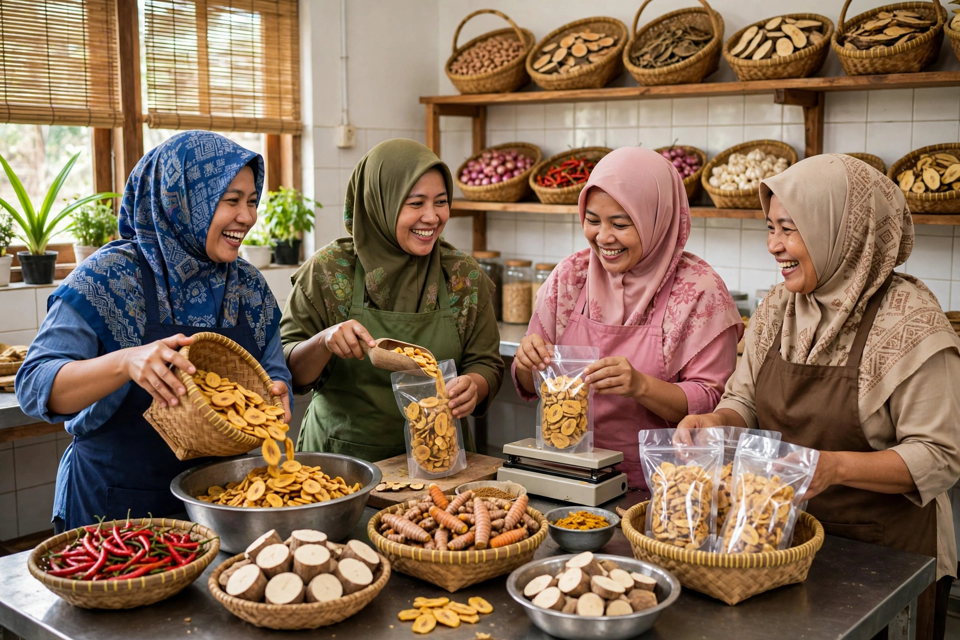 Olahan hasil tani desa wisata agroindustri