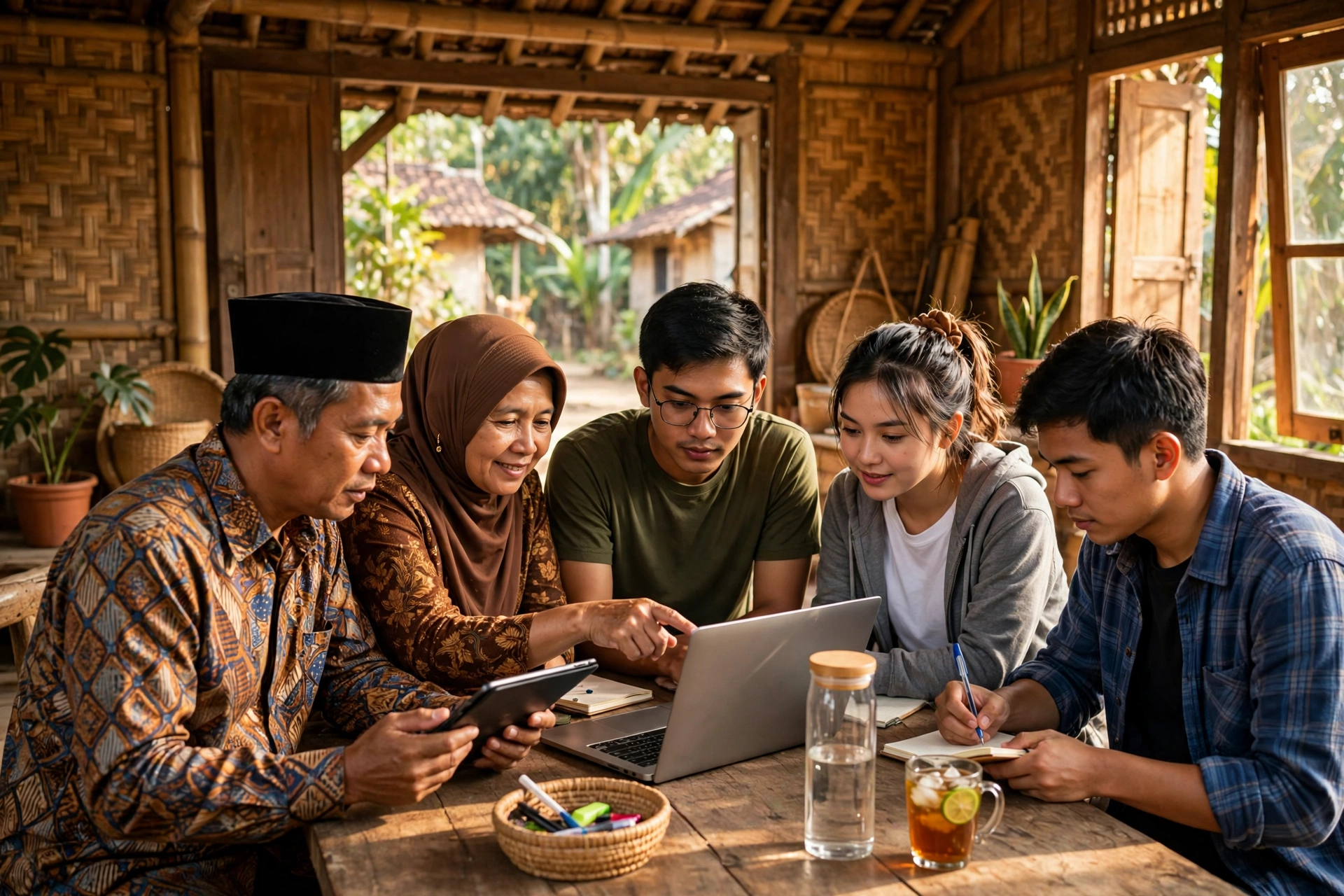 Pelatihan digitalisasi BUMDes bagi pengurus dan warga desa