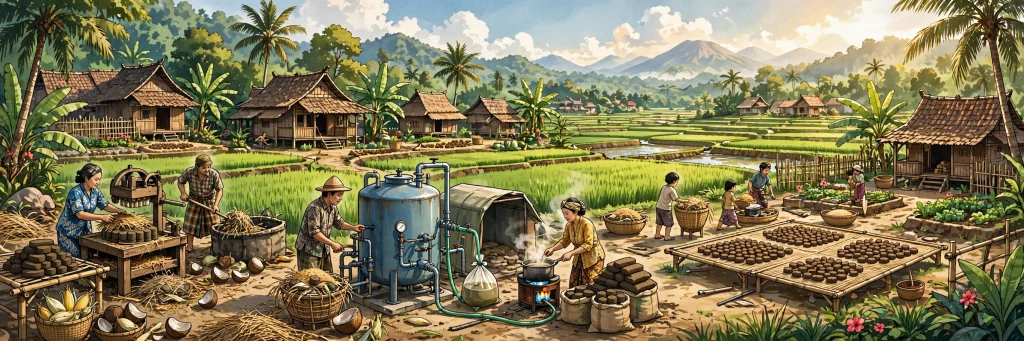 Energi hijau desa memanfaatkan biomassa