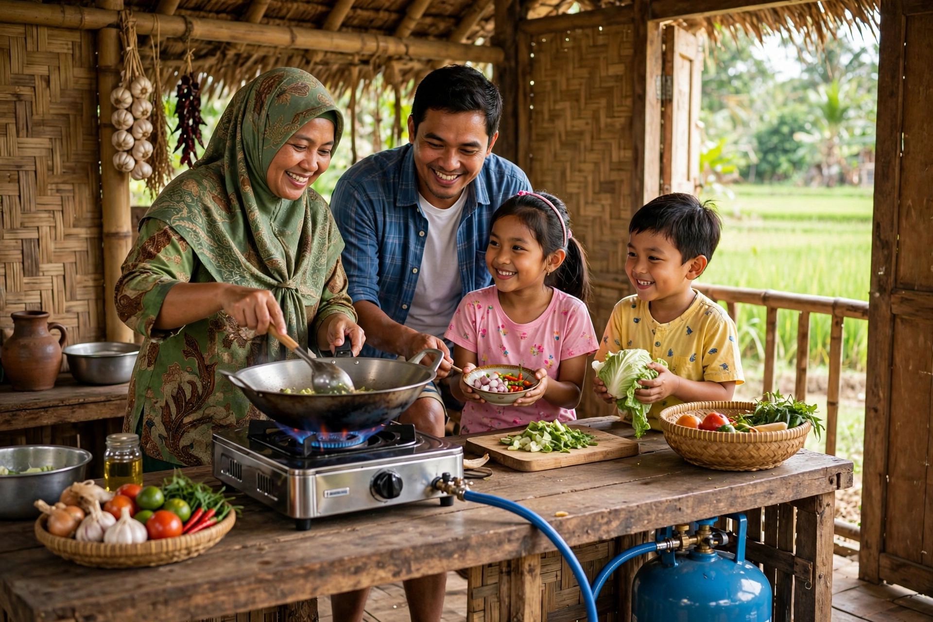 Pembangkit listrik tenaga mikrohidro energi hijau desa