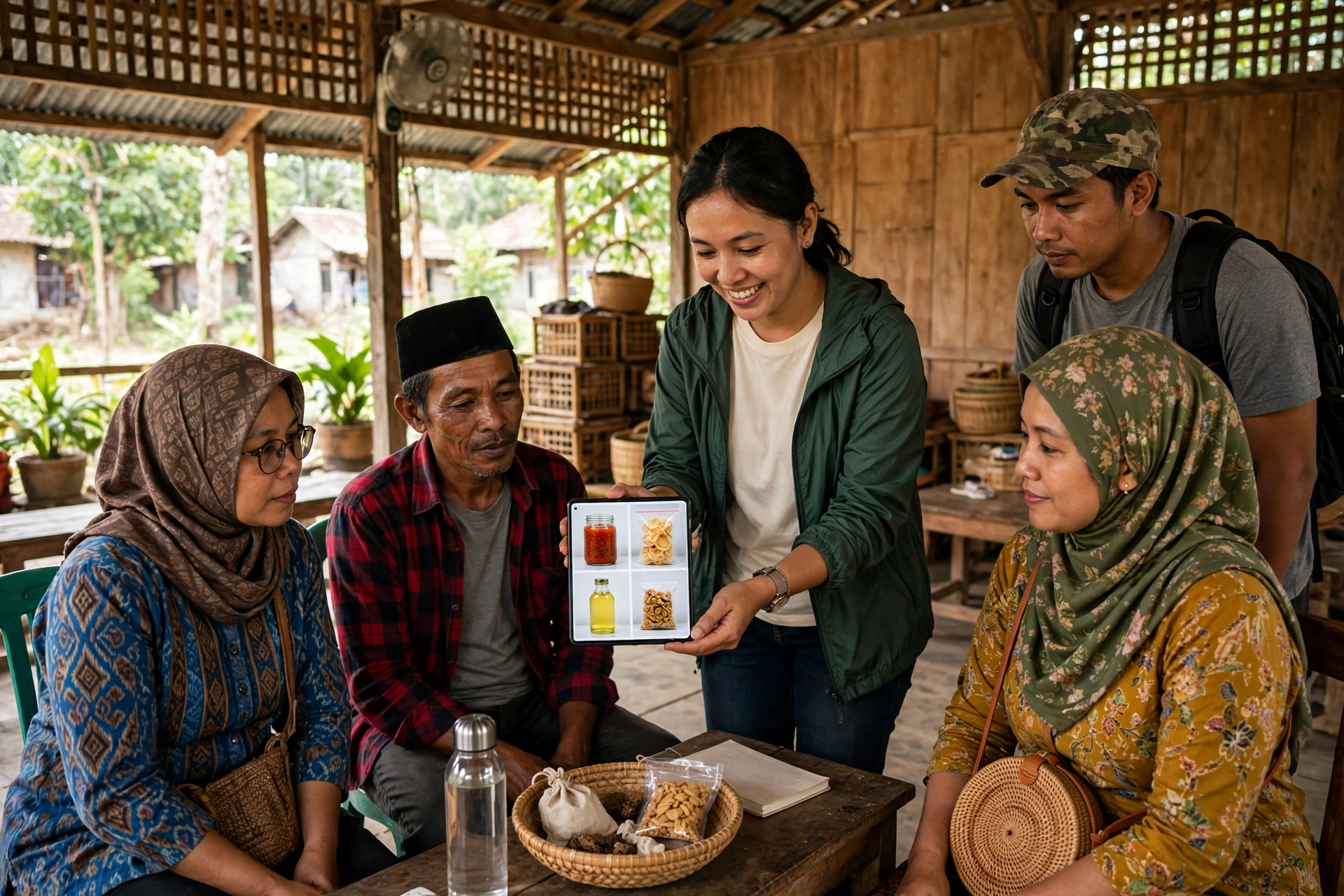 Pelatihan digital pemberdayaan UMKM desa di balai desa