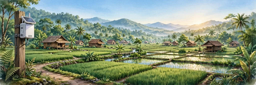 Kualitas udara desa dipantau dengan sistem informasi desa