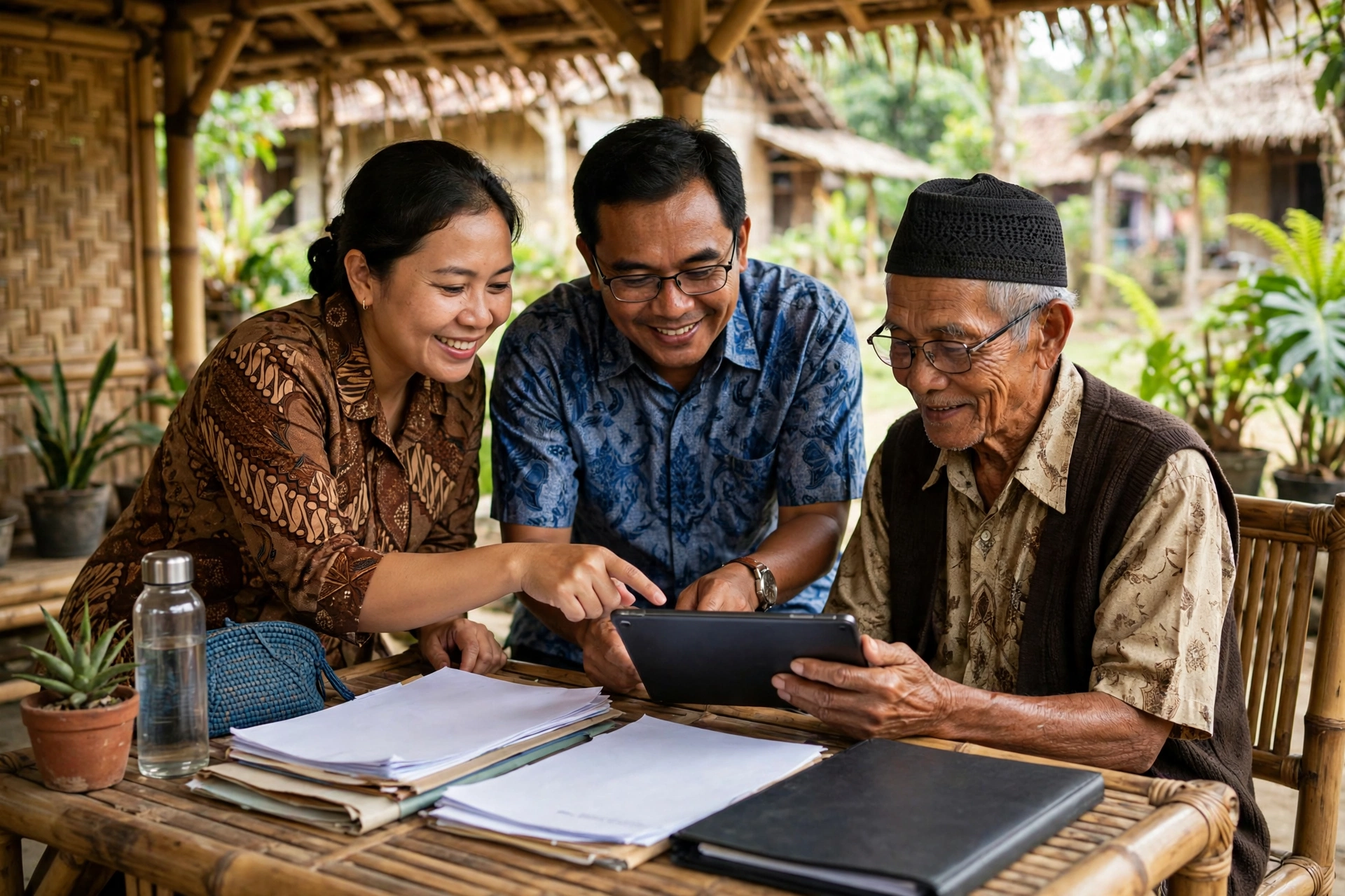 Aksesibilitas informasi desa melalui layanan administrasi desa yang mudah dijangkau warga