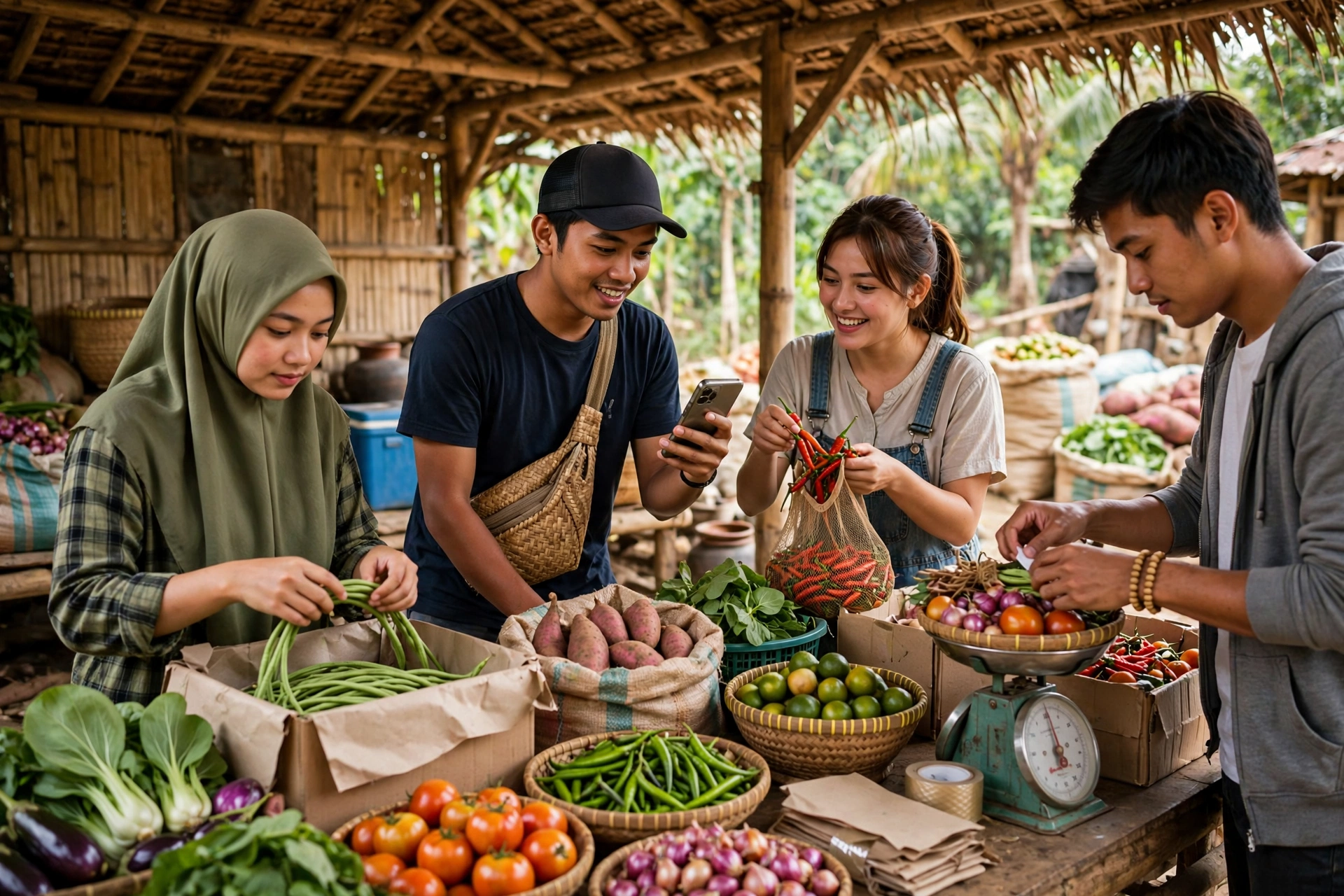Pertanian digital desa pemasaran online hasil panen koperasi