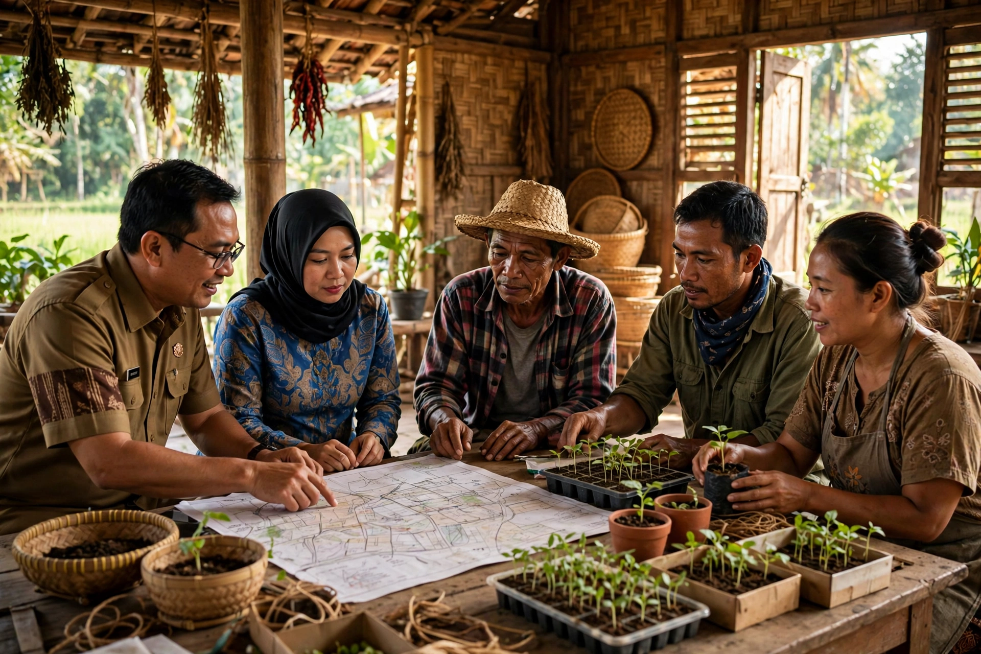 Musyawarah masterplan pertanian organik desa