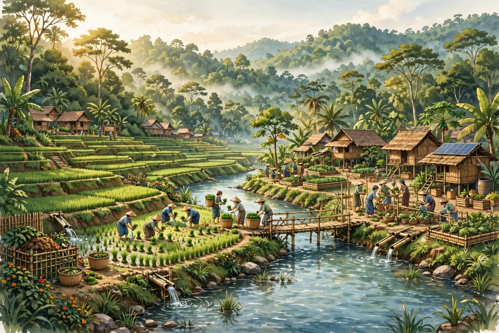 Sumber daya alam desa dikelola masterplan desa